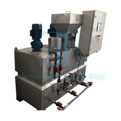 Automatisch doseringssysteem 2000L/H met touchscreencontrole PLC en opslagrooster