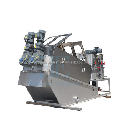 6.8-100m3/H schroefpers SUS304 Schroefpers voor afvalwater