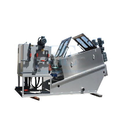 Boerderijen Schroefpers Ontwateringsmachine 12000L/H Schroefpers Afvalwaterbehandeling