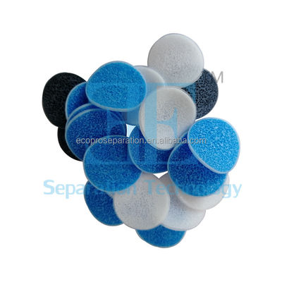 Draag gratis Mutag Biochip MBBR 30mm Dia MBBR Filter Media 500L/Uur