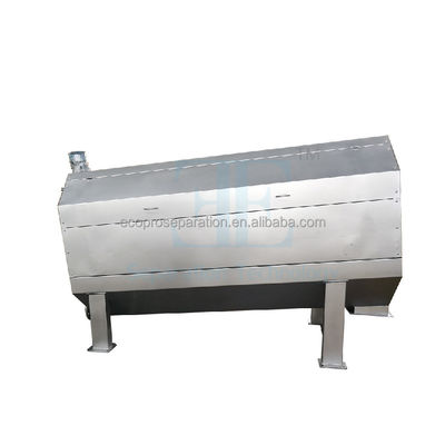 SUS304 Rotary Screen Afvalwater 0,75kw Drum Screen Voor afvalwaterzuivering