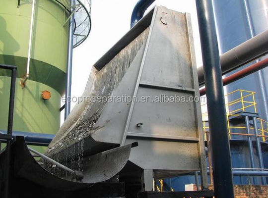 Static wedge wire screens van roestvrij staal voor voorbehandeling van afvalwater