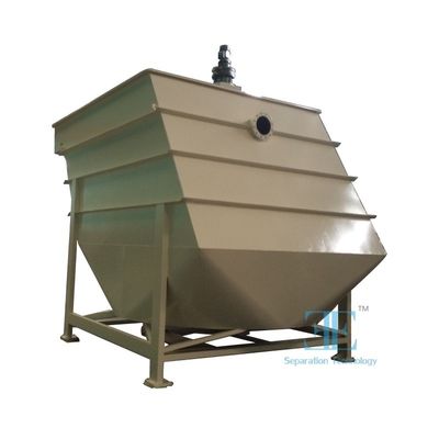 Hoge capaciteit Lamella Clarifier systeem voor het hergebruik van pulp Afvalwaterzuiveringscapaciteit 20-100m3/h Geen terugstroom van slib