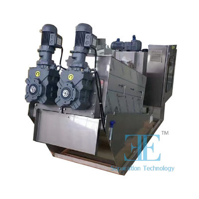 1400 kg ontwateringsmachine met 0,4 kW mengvermogen