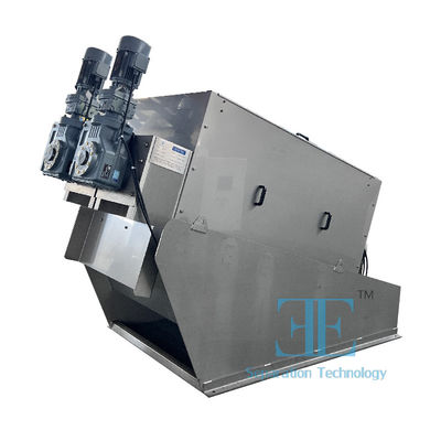 1400 kg ontwateringsmachine met 0,4 kW mengvermogen