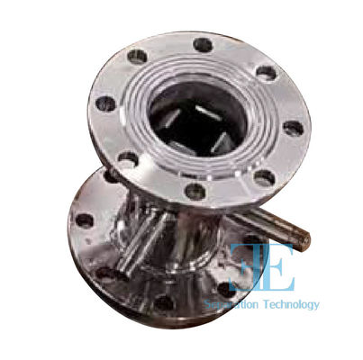 Static mixer van roestvrij staal voor consistent mengen en temperatuurcontrole tot 300°F