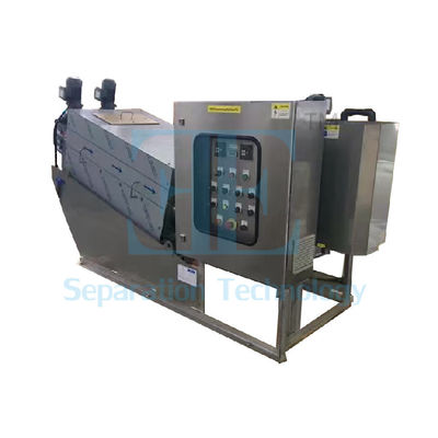Industriële slibontwatering machine Elektrische energiebron plaat Grootte 500 * 500mm Met hydraulische filterpers