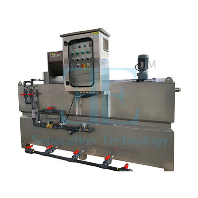 Warm product 2022 Polymer doseringssysteem gecontroleerd door PLC 0,75kw Equalisatie roer