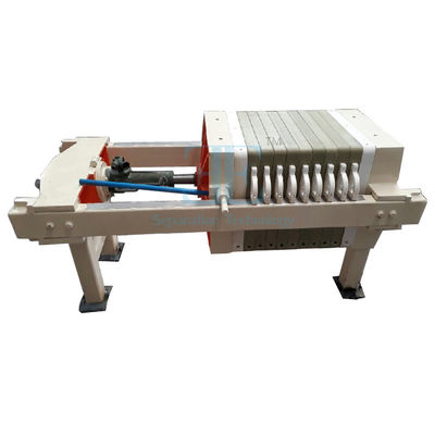 6-10 kg/uur verwerkingscapaciteit Afwatering van slib met PLC-besturing en automatische bediening