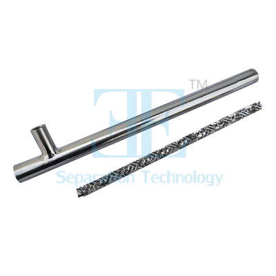 Precieze mixing met 6 elementen statische mixer 7,5 mm buitendiameter en draadverbinding