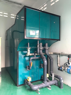 Energiebesparing 220 V Industrieel Elektrocoagulatiesysteem afvalwaterzuivering 0,5 m3/h