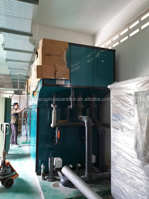 Energiebesparing 220 V Industrieel Elektrocoagulatiesysteem afvalwaterzuivering 0,5 m3/h