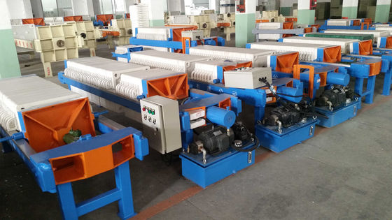 Handmatige slibontwateringsfilterpers 2m2 220V-415V