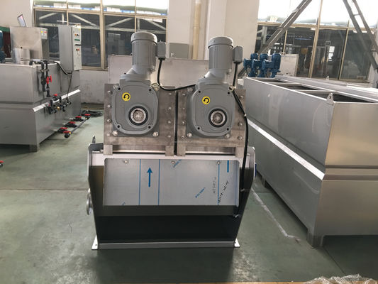 Schroefpers slibontwateringsmachine 2.4-30m3/u SUS304