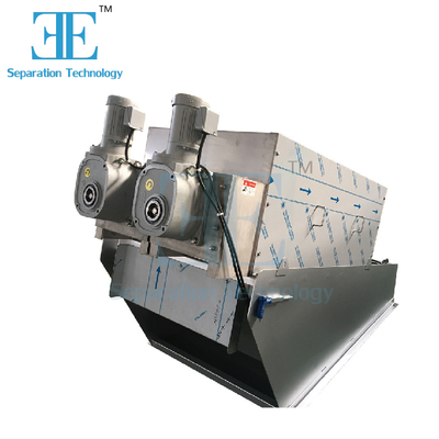 Schroefpers Sludge Ontwateringsmachine 9.6-120m3/u Capaciteit