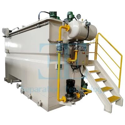3600*1700*1850mm Specification DAF System with 0.1kw Skimmer and 0.55kw Coagulate Agitator for Industrial Wastewater Treatment