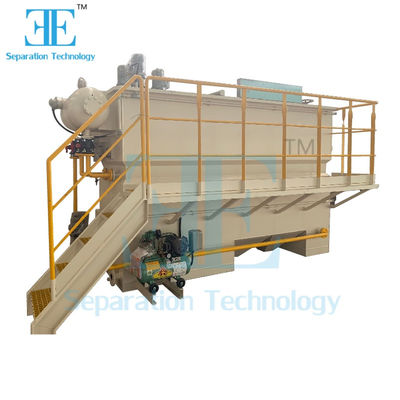 3600*1700*1850mm Specification DAF System with 0.1kw Skimmer and 0.55kw Coagulate Agitator for Industrial Wastewater Treatment